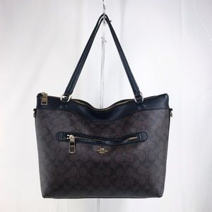 Coach Tyler PVC Signature Tote Shoulder  Bag